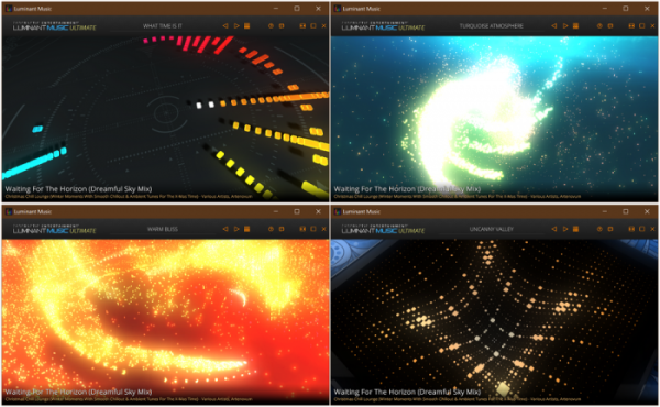 Luminant Music – аудиоплеер и визуальный эквалайзер с 3D графикой 